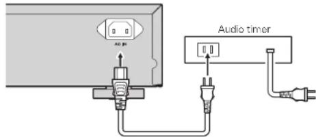 Audio timer AC pin