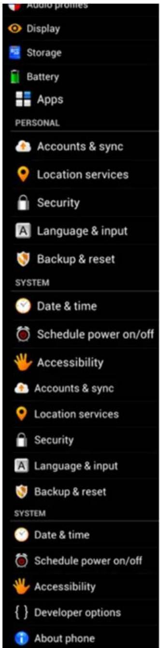 Yarvik Ingenia Horizon SMP50-200 - Menu de configuration - 2