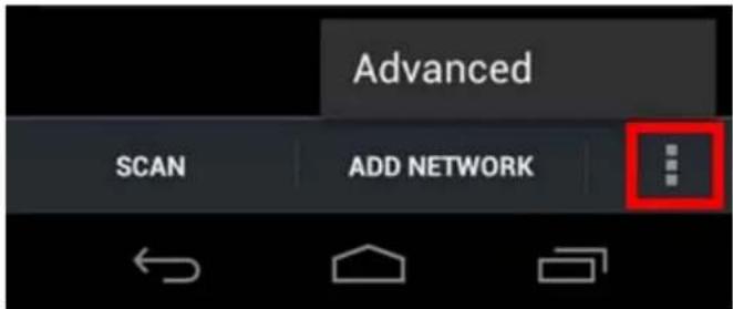 Advanced SCAN ADD NETWORK