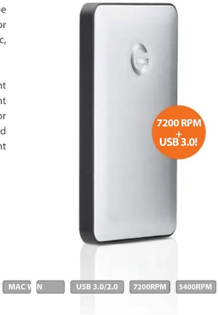 7200 RPM + USB 3.0! MAC V N USB 3.0/2.0 7200RPM 5400RPM