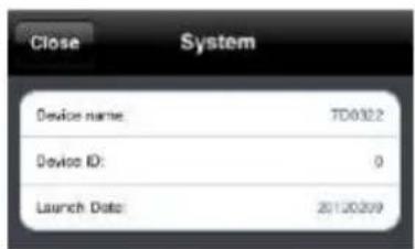 Close System Device Name: 7D0322 Device ID: 0 Launch Date: 20120209