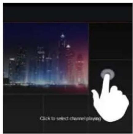 Click to select channel playing