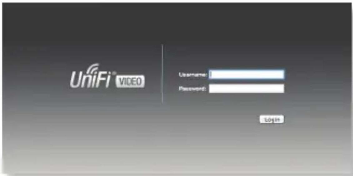 UniFi® VIDEO Username: Password: LOGH