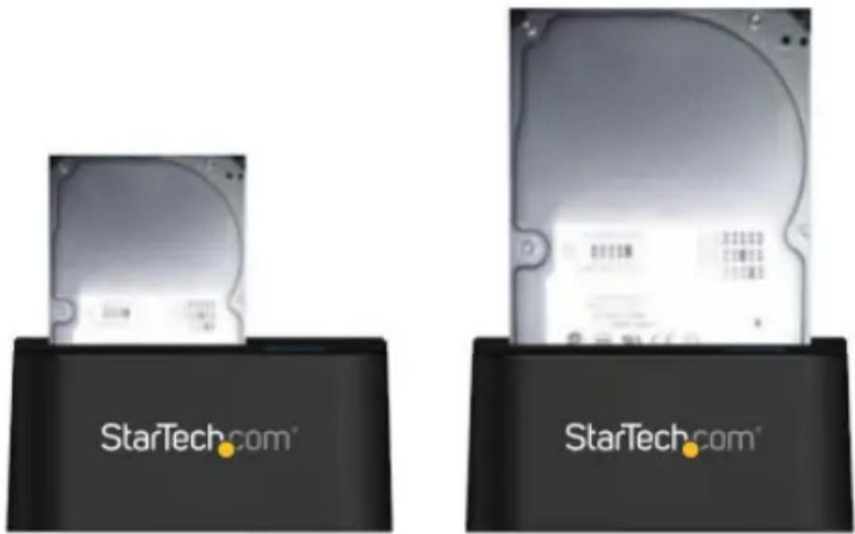 StarTech.com SDOCK2U33EB - Drive Installation - 1