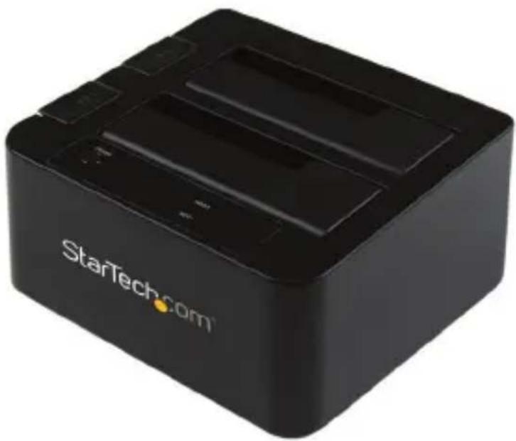 StarTech.com SDOCK2U33EB - USB 3.0/eSATA Dual 2.5/3.5" SATA HDD Dock with UASP - 1