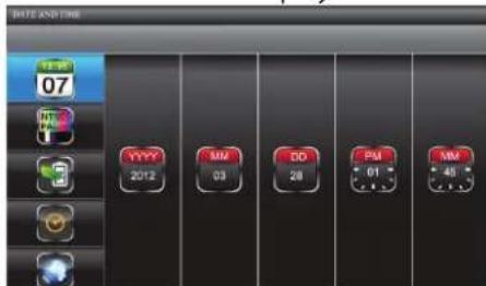 TIME AND TIME 07 YYYY 2012 M/F 03 DO 28 PM 01 45 MW 45