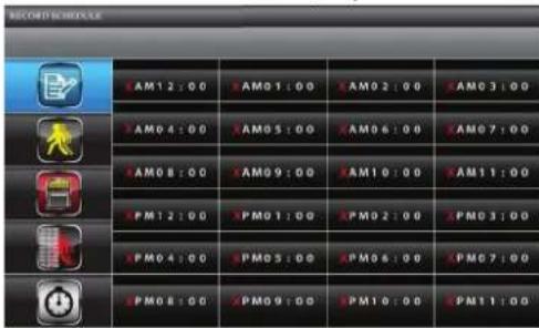 RECORD SCHEDULE AM12:00 AM01:00 AM02:00 AM03:00 AM04:00 AM05:00 AM06:00 AM07:00 AM08:00 AM09:00 AM10:00 AM11:00 PM12:00 PM01:00 PM02:00 PM03:00 PM04:00 PM05:00 PM06:00 PM07:00 PM08:00 PM09:00 PM10:00 PM11:00