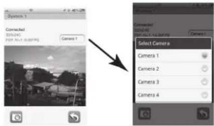 Systems 1 Connected 30h:240 POP N=7.00(8FPG) Camera 1 Select Camera Camera 1 Camera 2 Camera 3 Camera 4