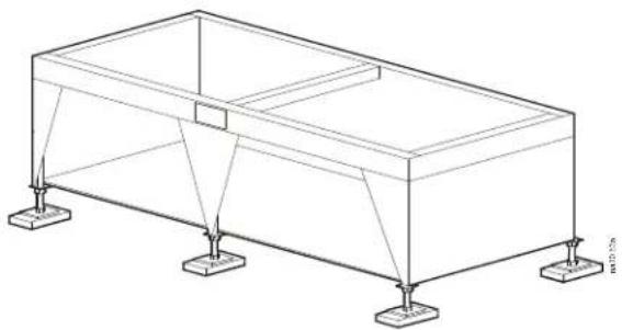 APC InRoom Condenser - Bowling Alley Floorstands for InRoom 60Hz Cooling Units - 1