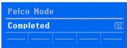 Pelco Mode Completed 32