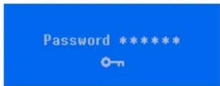 Password ***** On