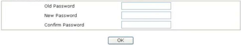 Old Password New Password Confirm Password OK