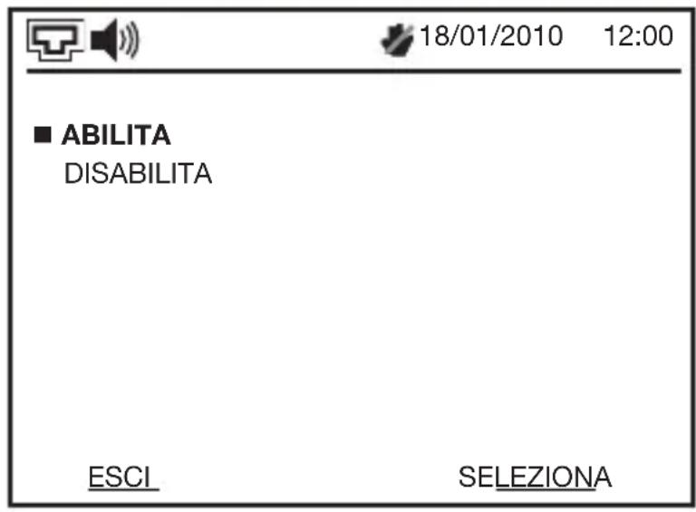 18/01/2010 12:00 ■ ABILITA DISABILITA ESCI SELEZIONA