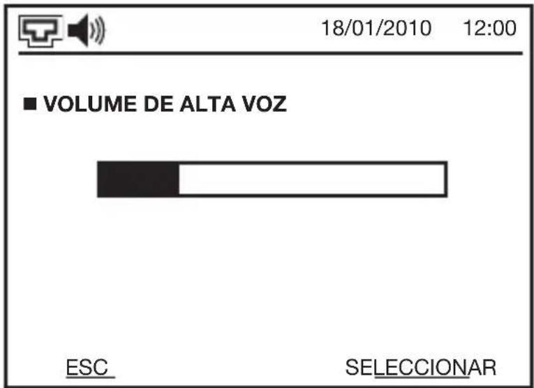18/01/2010 12:00 ■ VOLUME DE ALTA VOZ ESC SELECCIONAR