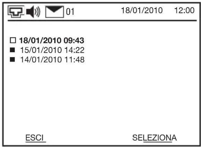 01 18/01/2010 12:00 □ 18/01/2010 09:43 ■ 15/01/2010 14:22 ■ 14/01/2010 11:48 ESCI SELEZIONA