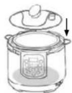 Unit USP-1090D - Fixing of the lid: - 1