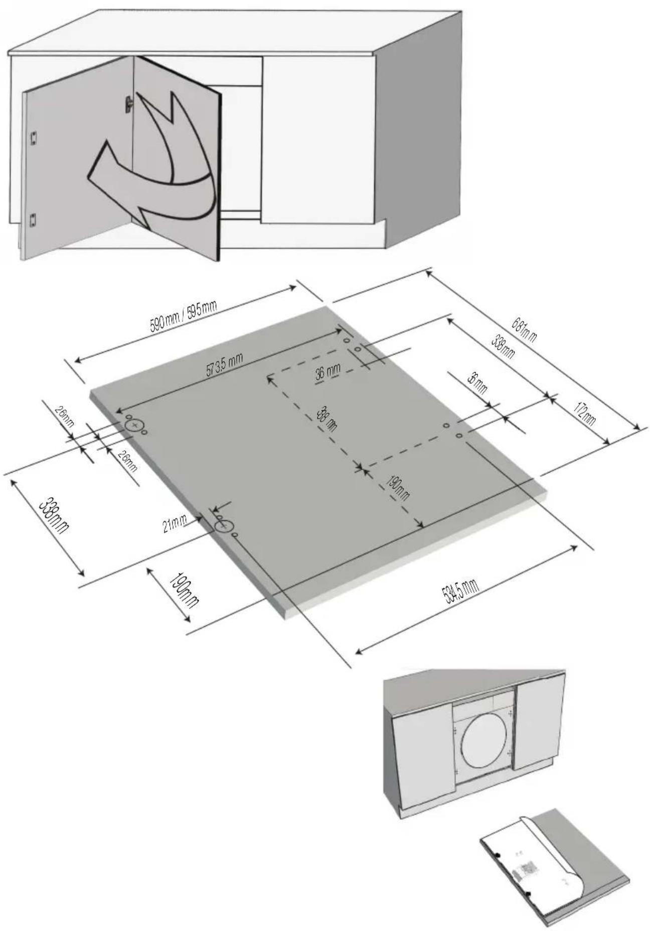 BEKO WMI 81341 - BUILT-IN INSTALLATION - 9