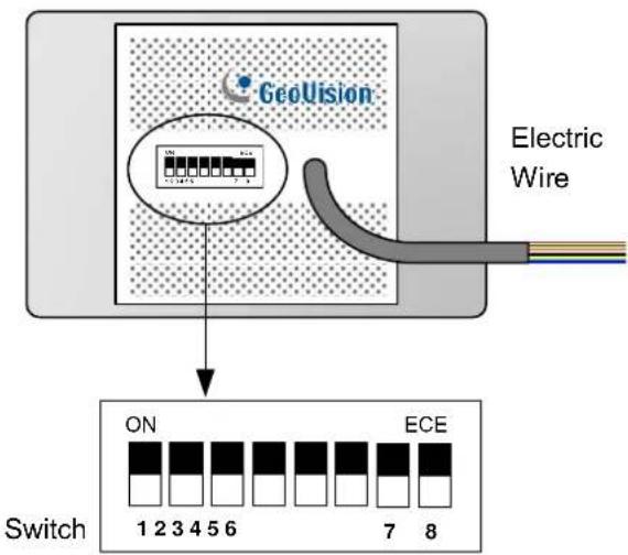 GeoVision Electric Wire ON ECE Switch 1 2 3 4 5 6 7 8