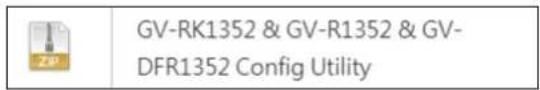 GV-RK1352 & GV-R1352 & GV- DFR1352 Config Utility
