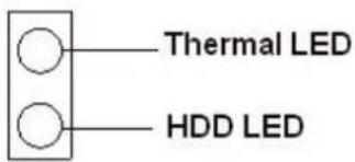 Thermal LED HDD LED