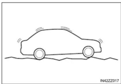 Simple line drawing of a car on water with motion lines indicating speed (no text or symbols)