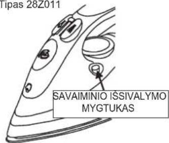 ipas 28Z011 SAVAIMINIO IŠSIVALYMO MYGTUKAS