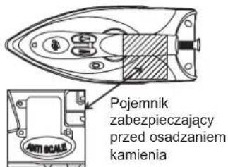 Pojemnik zabezpieczający przed osadzaniem kamienia