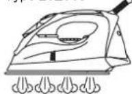 Zelmer 28Z010 - Steam ironing- Always follow the garment manufacturer's ironing instructions mentioned at the garment label. - 1