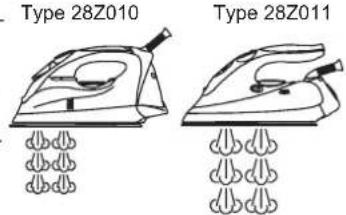 Zelmer 28Z010 - Steam ironing- Always follow the garment manufacturer's ironing instructions mentioned at the garment label. - 2