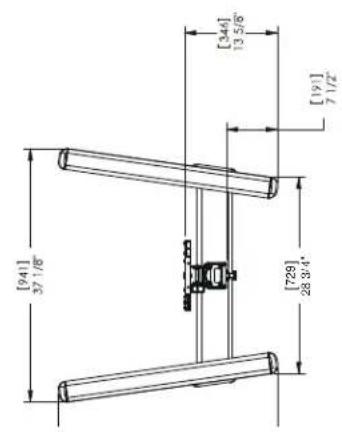 [941] 37 1/8" [729] 28 9/4" [346] 13 5/8" [191] 7 1/2"