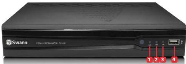 Swann E-Channel HD Subunit Video Recorder 1 2 3 4