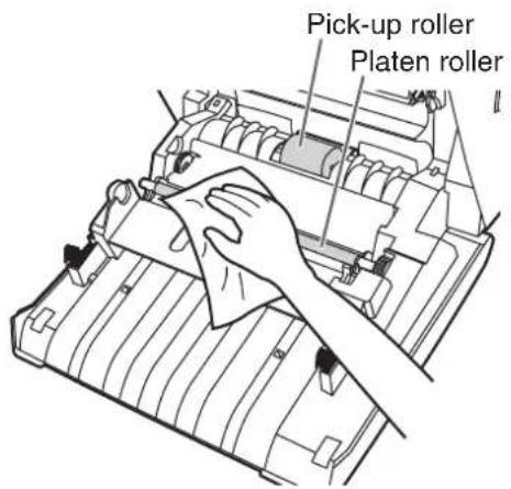 Pick-up roller Platen roller