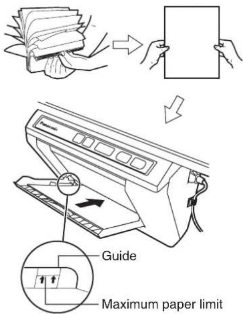 Guide Maximum paper limit