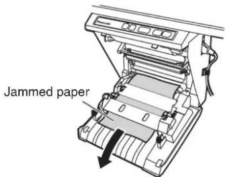 Jammed paper