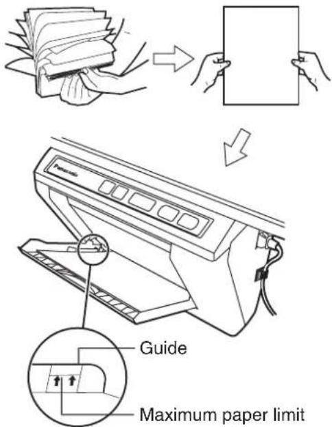 Guide Maximum paper limit