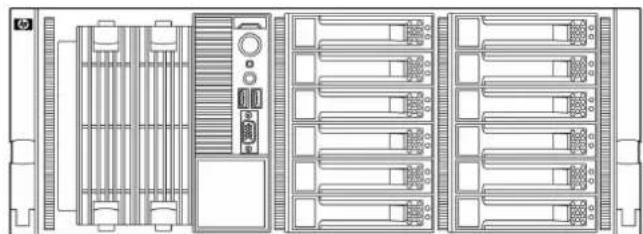 HP StorageWorks D2D2502i - 4