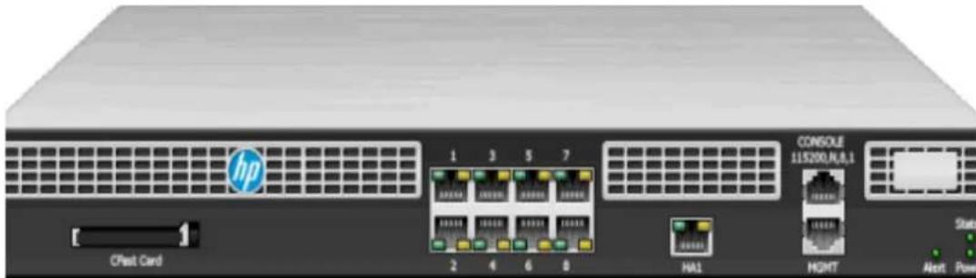 HP 1 3 5 7 CPNet Card 2 4 6 8 HA1 H2HT CONSOLE 115200.NA.1 State Alert Power