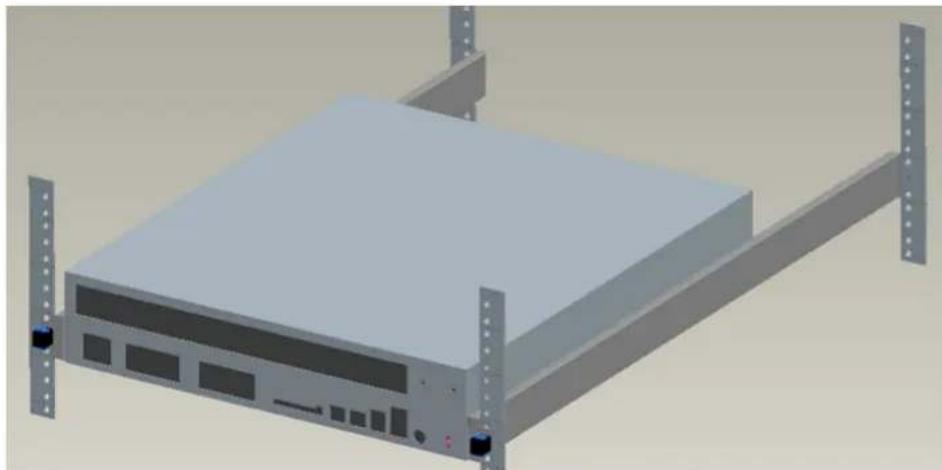 HP TippingPoint S3010F - Four-Post Rack Mount for 2U Chassis - 1