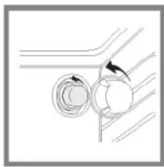 INDESIT KN1G217S(X)/RU - Замена лампы освещения - 1