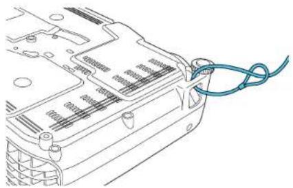 EPSON PowerLite U32+ - Instalação de um cabodes segurança - 1
