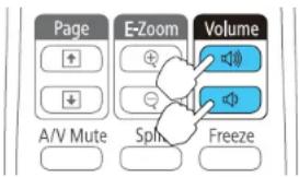 Page E-Zoom Volume A/V Mute Spin Freeze