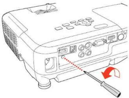 EPSON PowerLite U32+ - Instalação domódulode LANsemfios - 1
