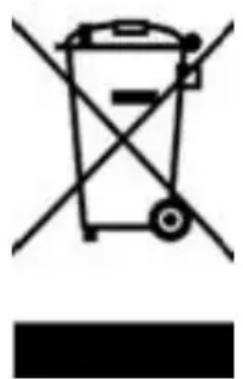 Symbol of a trash bin with crossed lines indicating no waste or discharge (no text or labels)
