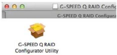 G-SPEED Q RAID Configurator Utility