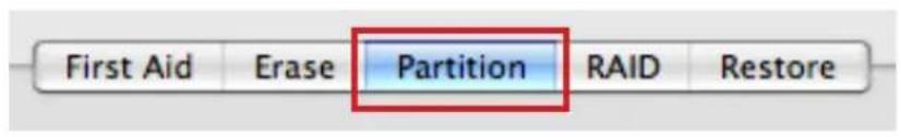 First Aid Erase Partition RAID Restore