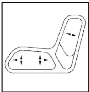 Pure diagram of a mechanical component with no text, numbers, or symbols