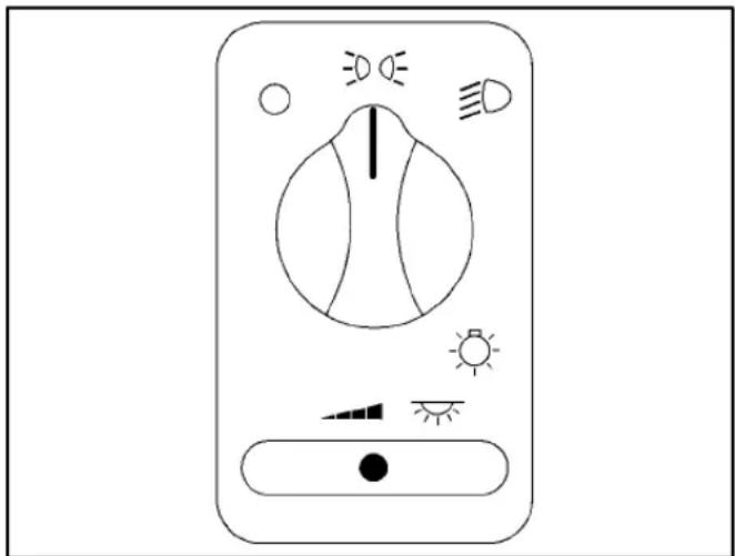 Line drawing of a portable air conditioner with sun, flame, and control buttons (no text or symbols)