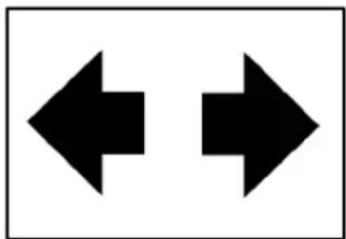 Two black arrows pointing in opposite directions on a white background (no text or symbols)