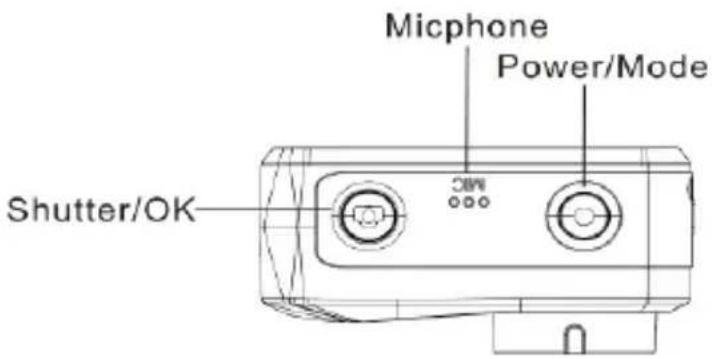 Micphone Power/Mode Shutter/OK