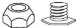 Supermicro Superchassis 847DE2C - A-3 Chassis Screws - 13